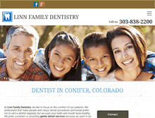 Tablet Screenshot of linnfamilydentistry.net